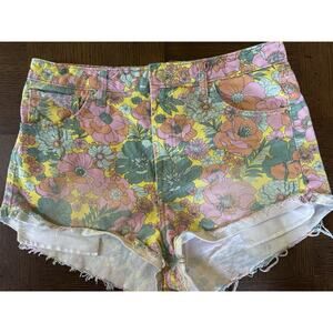 Wild Fable Multi-Floral Highest Rise Cheeky Shorts Women’s Size 12